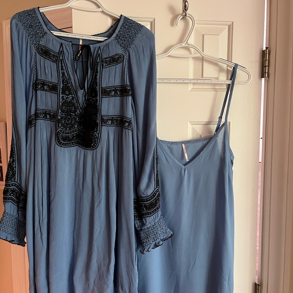 Free people dress with slip